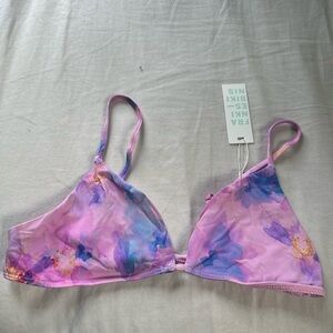 Frankie's Bikinis Lavender and Lilac Top